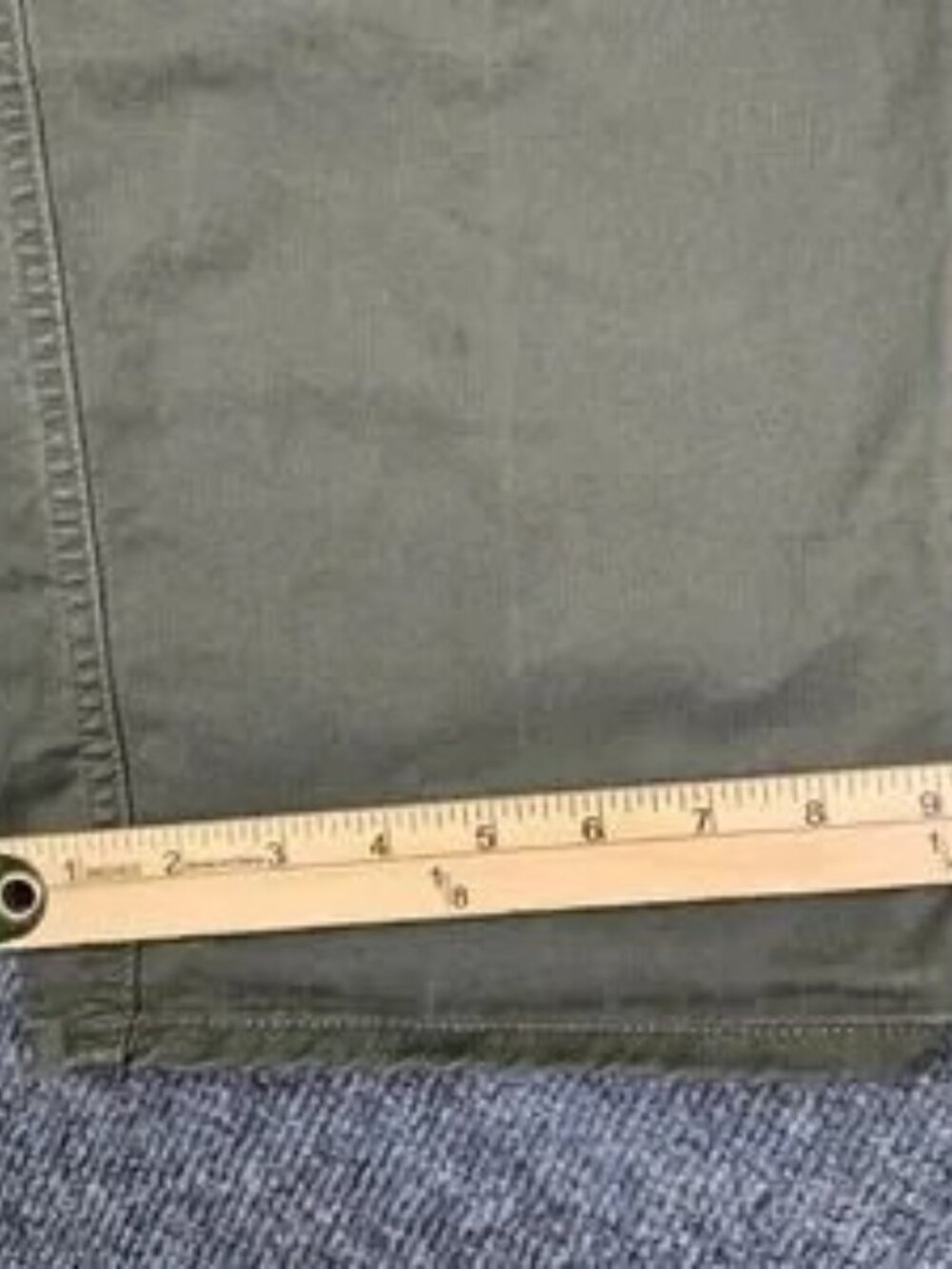 Sage Green Slim Fit Casual Pants Men's - Picture 6 of 6